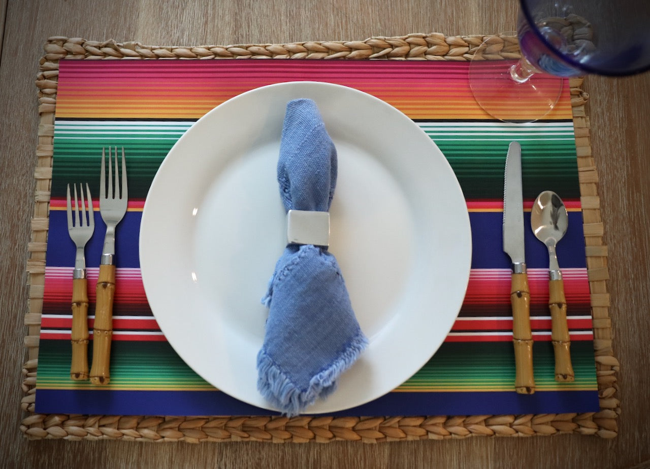 Everyday paper placemats-Bold Serape
