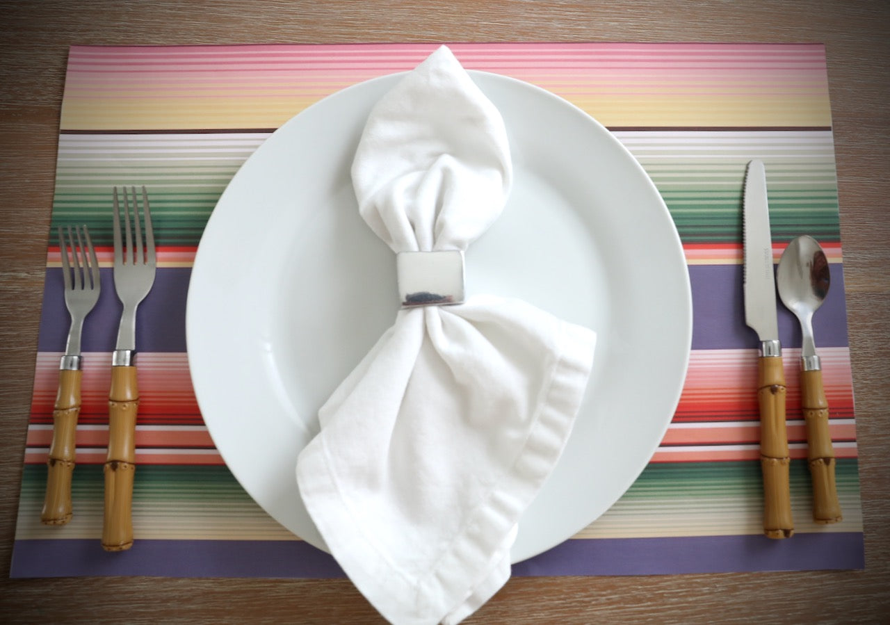 Everyday paper placemats- Vintage Serape