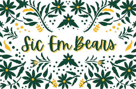 Baylor Bears Sic 'em Bears Paper Placemats