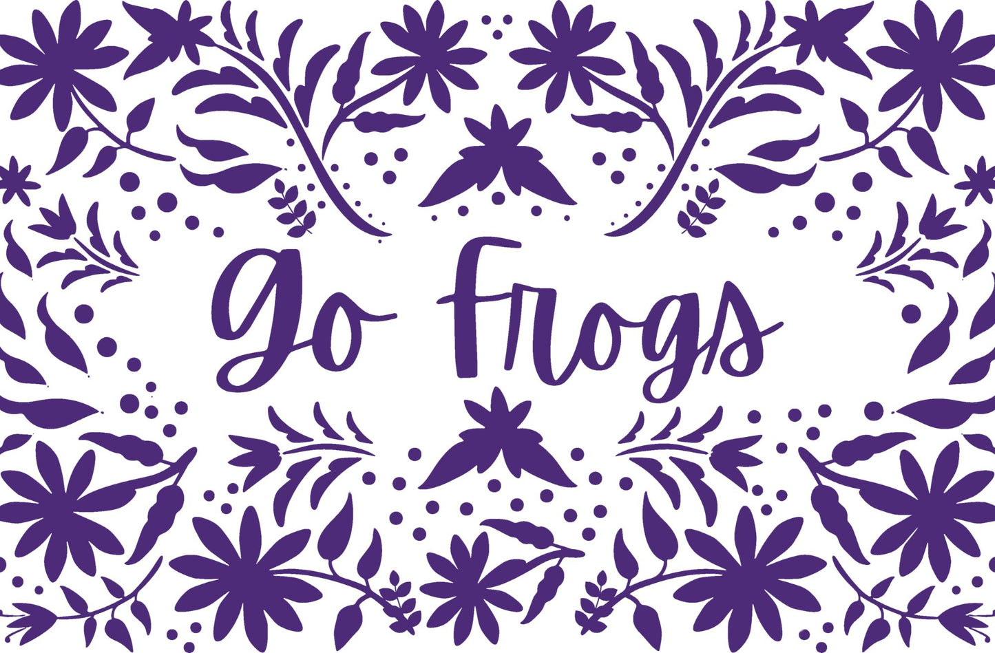 TCU Go Frogs Paper Placemats