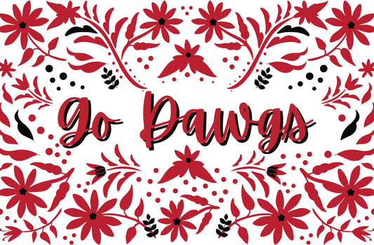Georgia Go Dawgs Paper Placemats