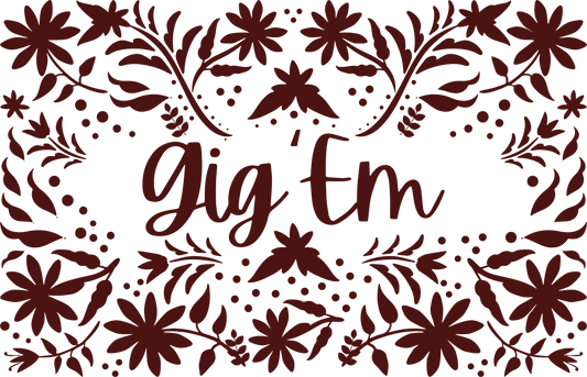 Texas A&M Gig 'em Paper Placemats