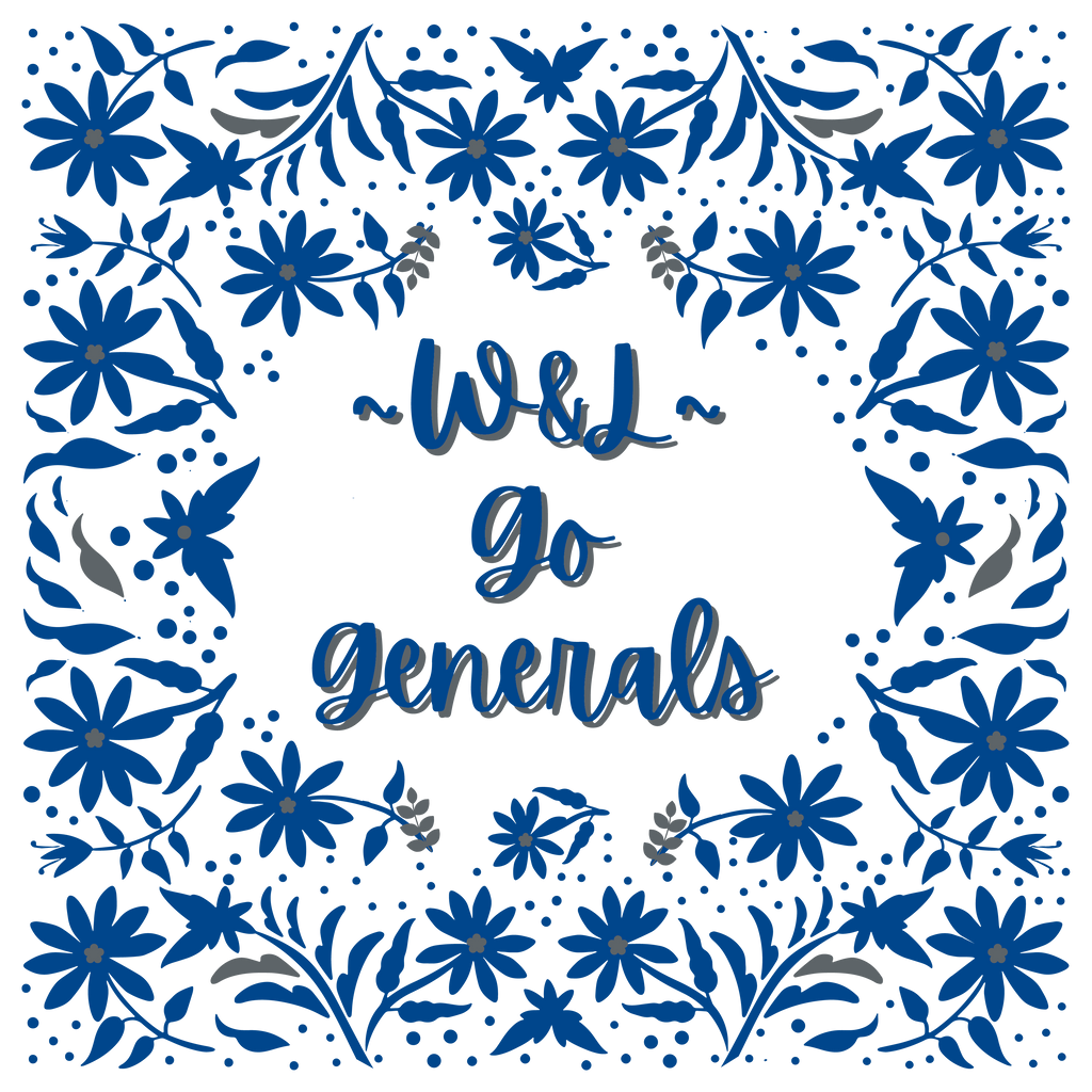 Washington & Lee Go Generals W&L Paper Placemats
