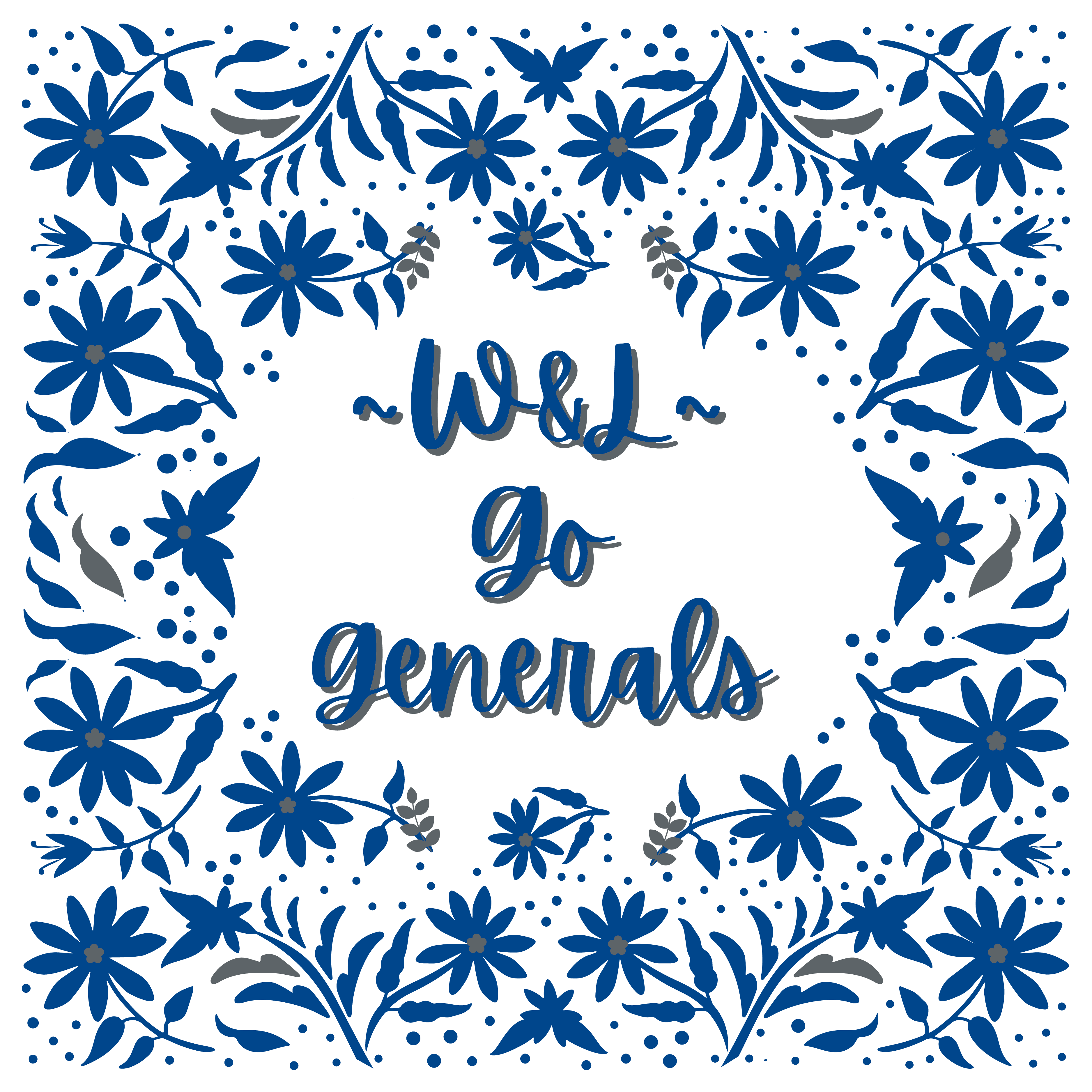 Washington & Lee Go Generals W&L Paper Placemats
