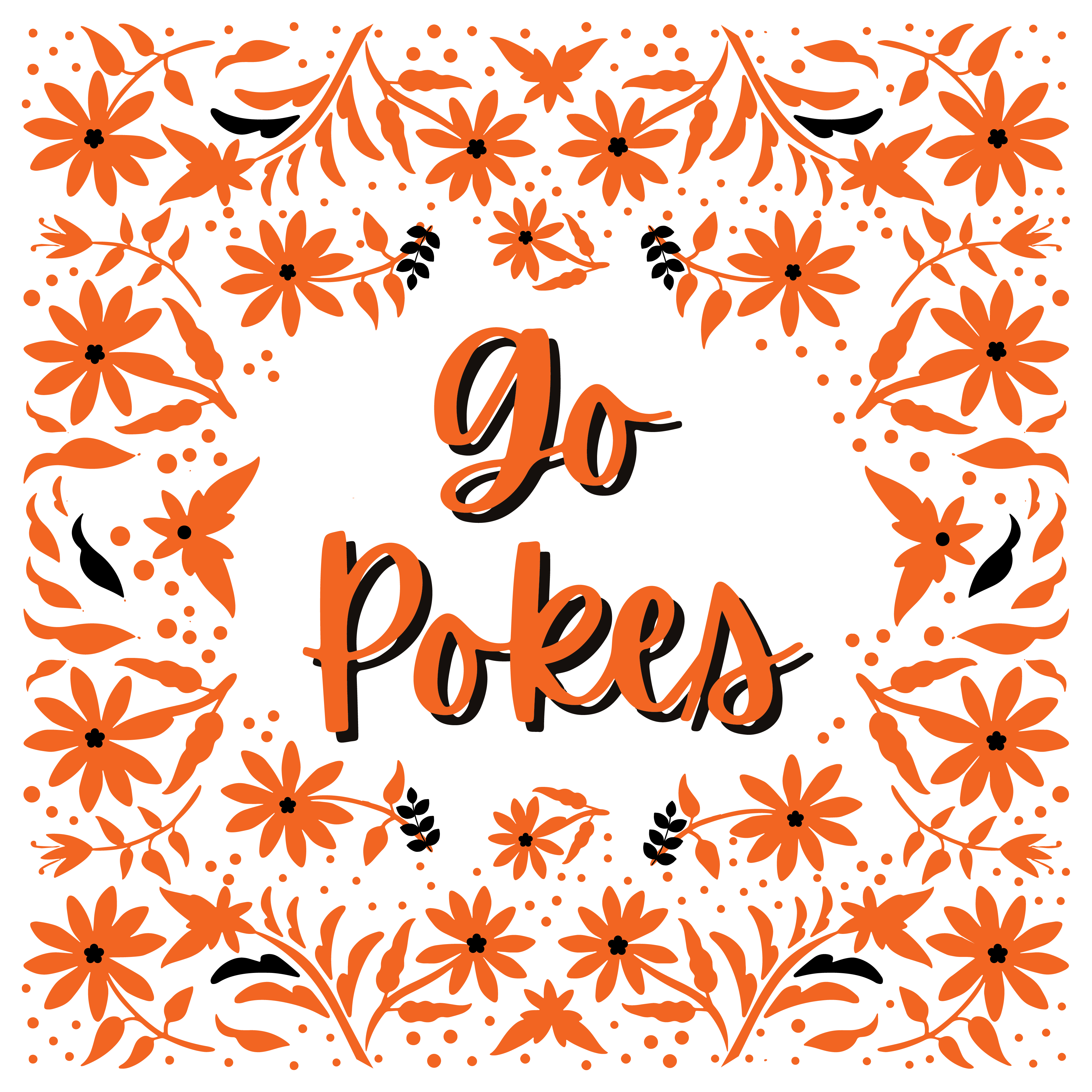Oklahoma State Go Pokes Paper Placemats