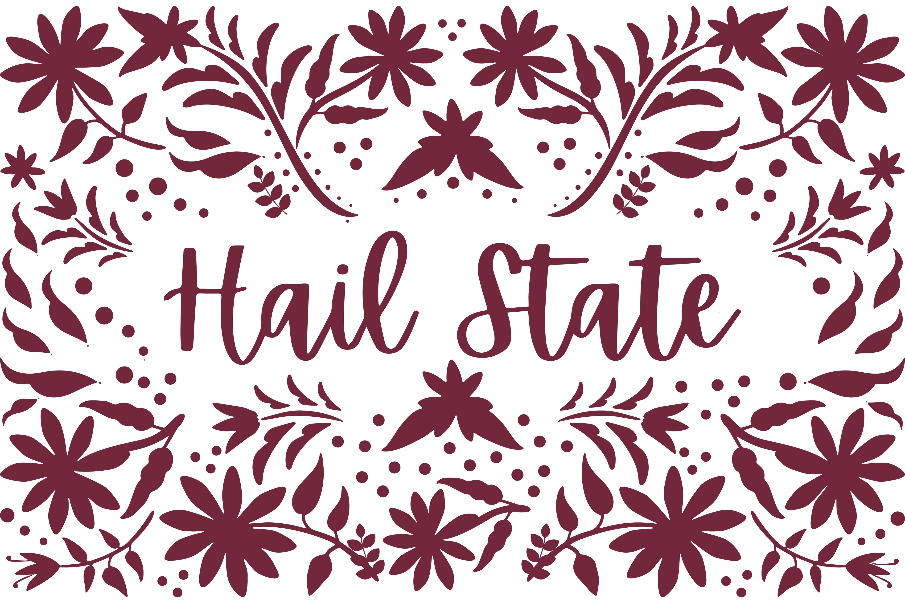 Hail State Mississippi State Paper Placemats