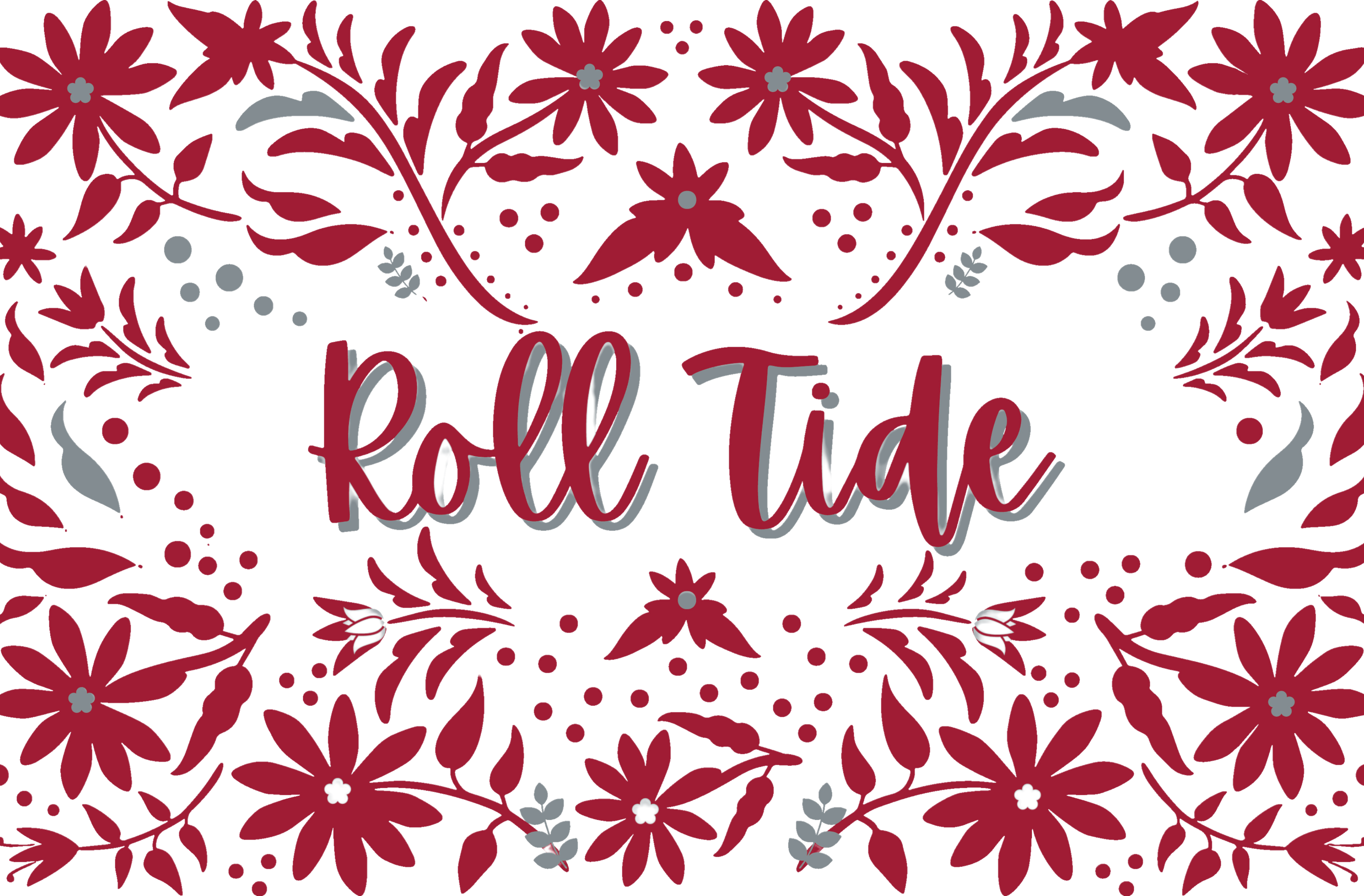 Alabama Roll Tide Paper Placemats