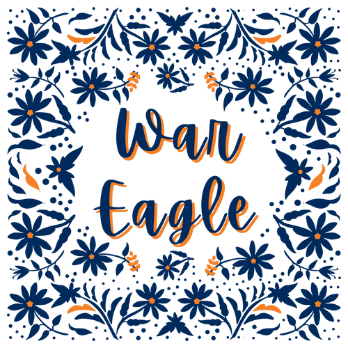 Auburn War Eagle Paper Placemats
