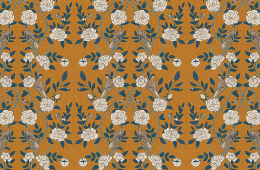 Everyday paper placemats- William Morris Inspired Marigold