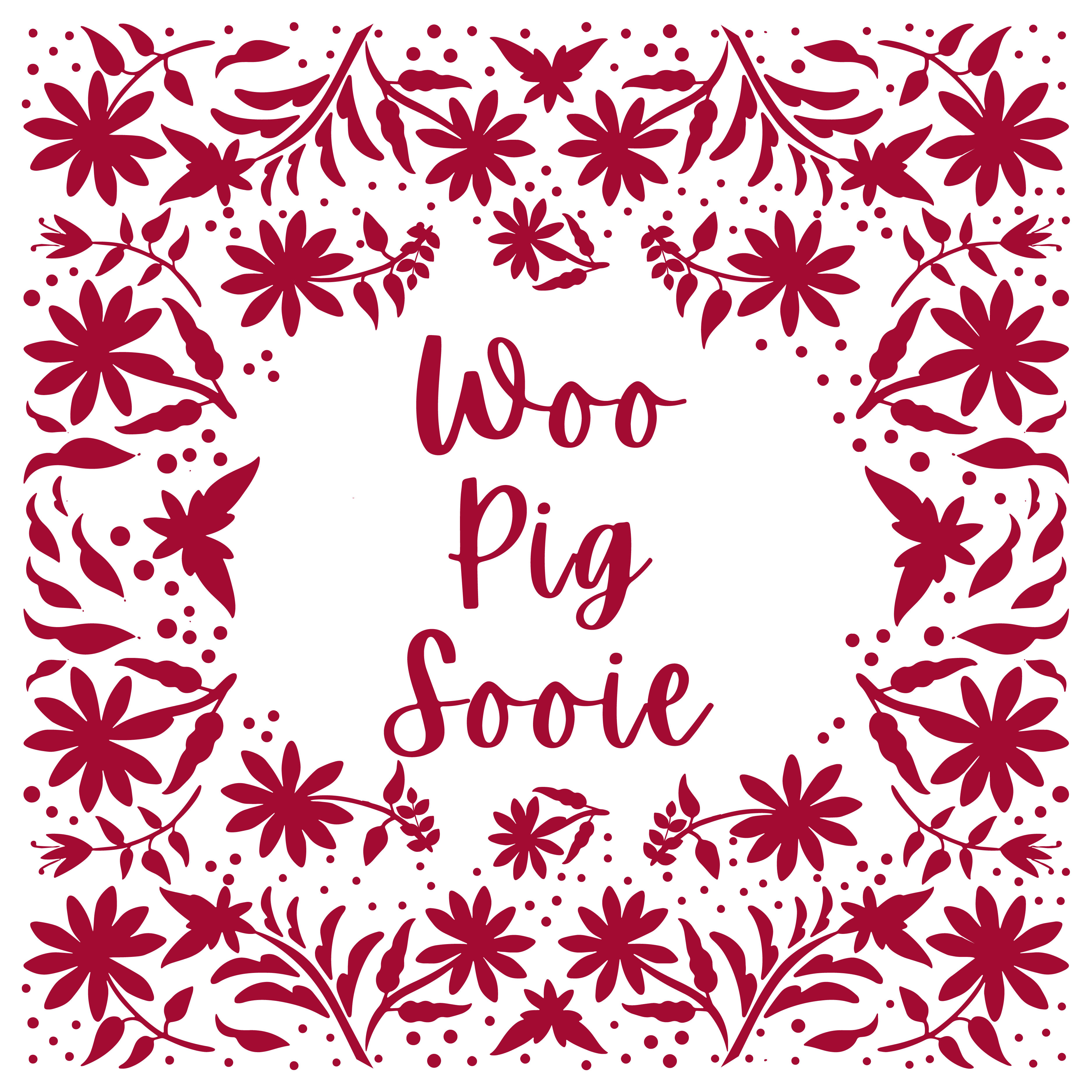 Arkansas Razorbacks Woo Pig Sooie Paper Placemats
