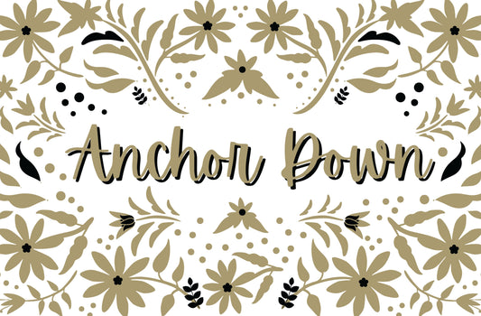 Vanderbilt Anchor Down Paper Placemats