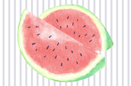 Everyday paper placemats- Summer Melon