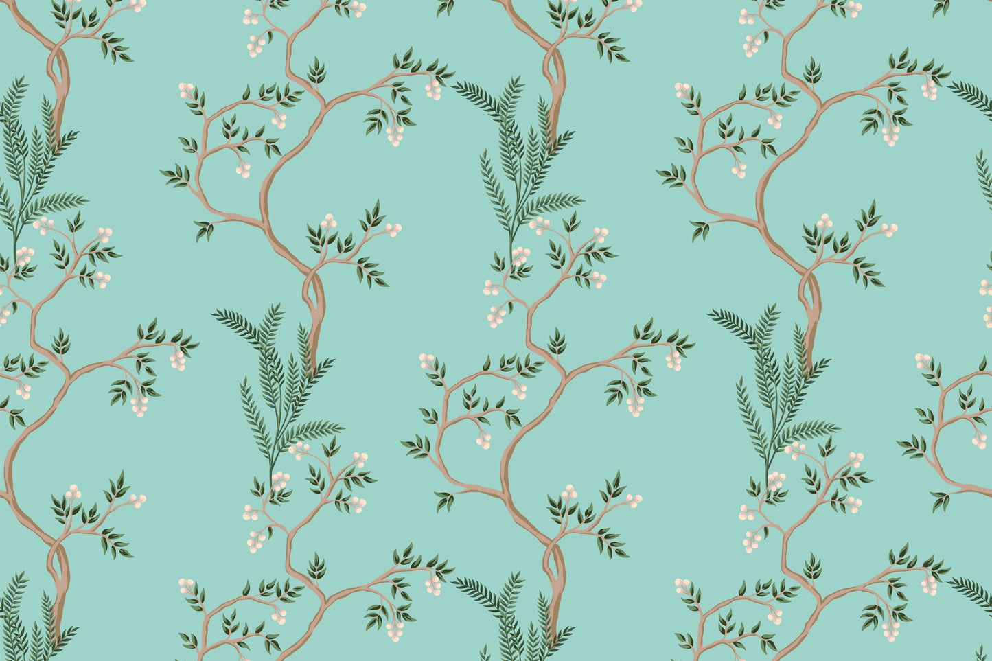 Everyday paper placemats- sage vine