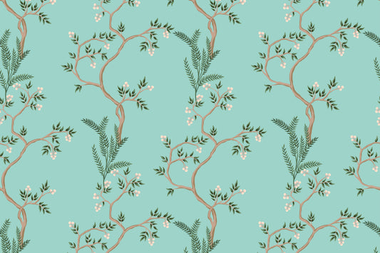Everyday paper placemats- sage vine